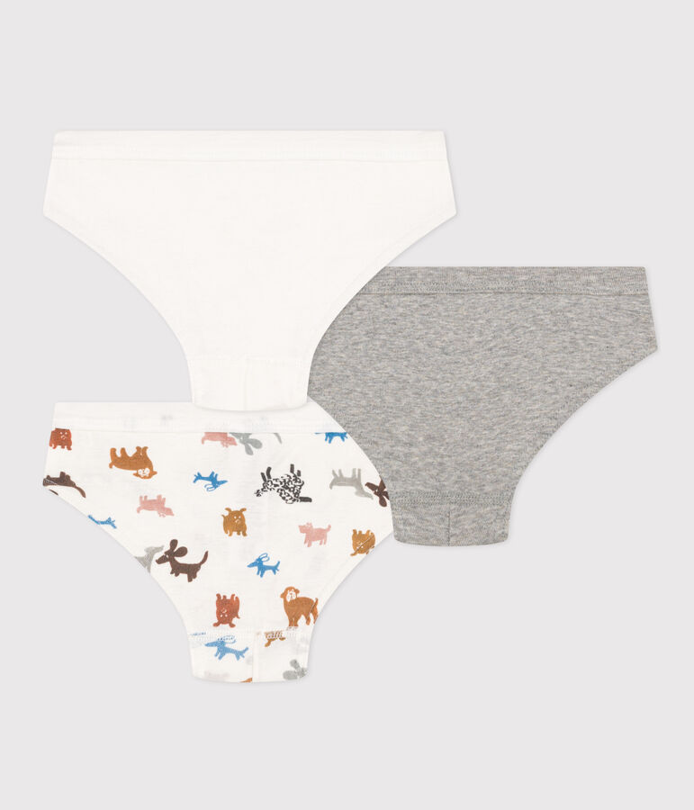 Boys' Dog Cotton Briefs - 3-Pack multicolor