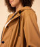 Iconic Recycled Fabric and Organic Cotton Raincoat TOURONE beige