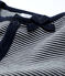 Baby Girls' Pinstriped 2x2 Rib Knit Cardigan SMOKING blue/MARSHMALLOW white
