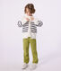 Children's stripy cotton cardigan
