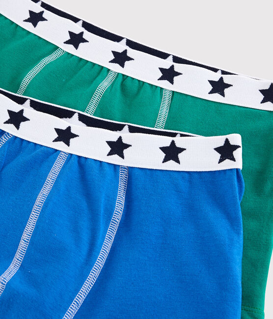 Boys' Organic Cotton and Elastane Boxer Shorts - 2-Pack variante 1