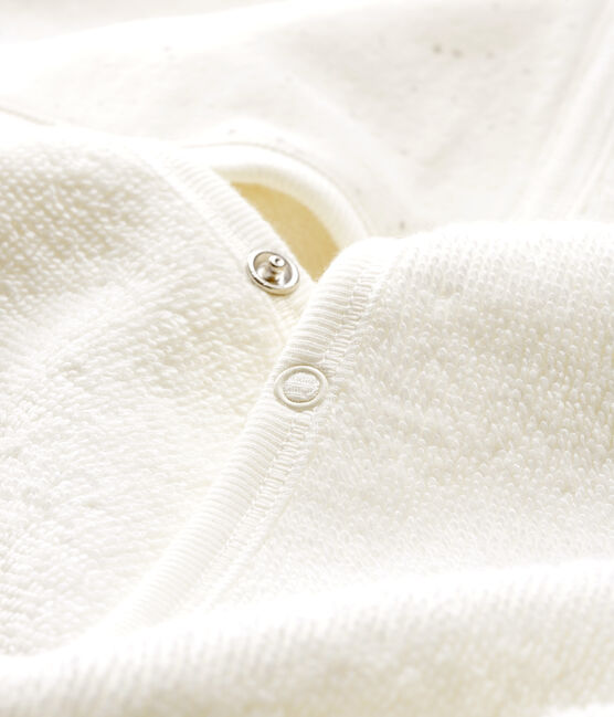 Babies' Terry Bath Cape MARSHMALLOW white
