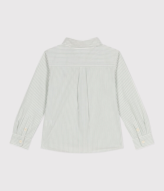Children's long-sleeved stripy cotton shirt PAUL /ECUME