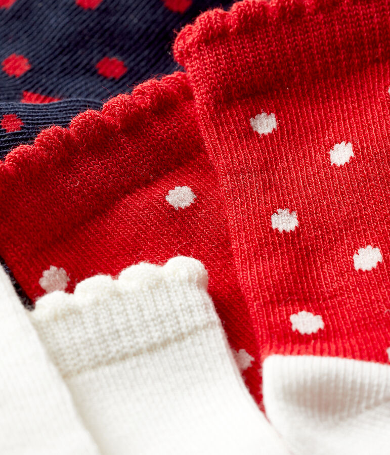 Baby Girls' Socks - 3-Piece Set multicolor