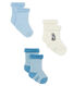 Set contains 3 pairs of socks made of snuggly, comfy terry towelling.