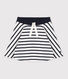 Girl's Stripy Thick Cotton Skirt