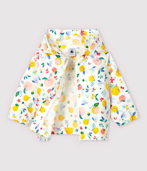 Baby Boys' Waterproofed Knit Windbreaker MARSHMALLOW white/MULTICO white