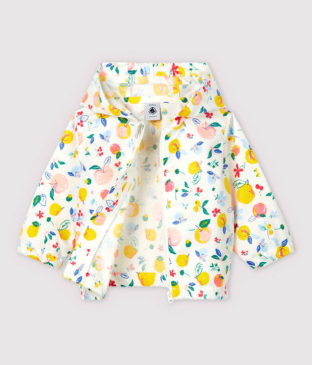 Baby Boys' Waterproofed Knit Windbreaker white/multicolor