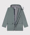 Iconic Recycled Fabric and Organic Cotton Raincoat THUYA green
