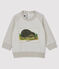 Baby Boys' Petit Bateau x Deyrolle Sweatshirt MARSHMALLOW white/MONTELIMAR