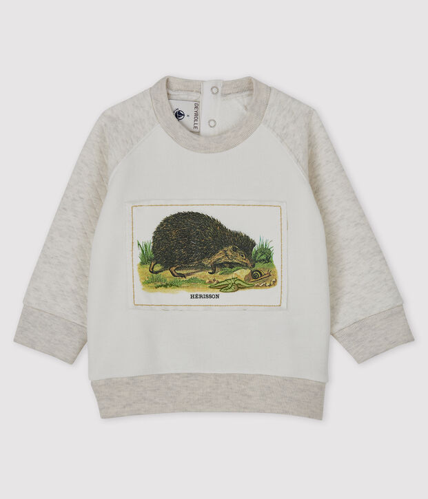 Baby Boys' Petit Bateau x Deyrolle Sweatshirt white/beige