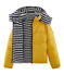 Reversible down jacket COQUILLE beige/SMOKING blue/MULTICO