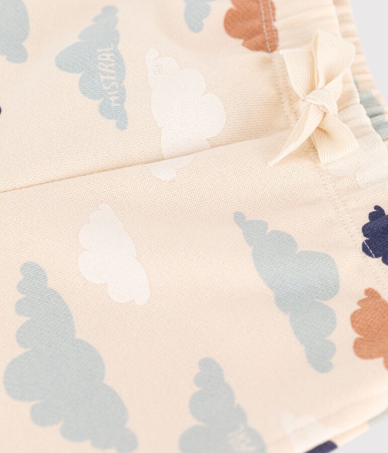 Babies' Printed Fleece Trousers AVALANCHE white/MULTICO