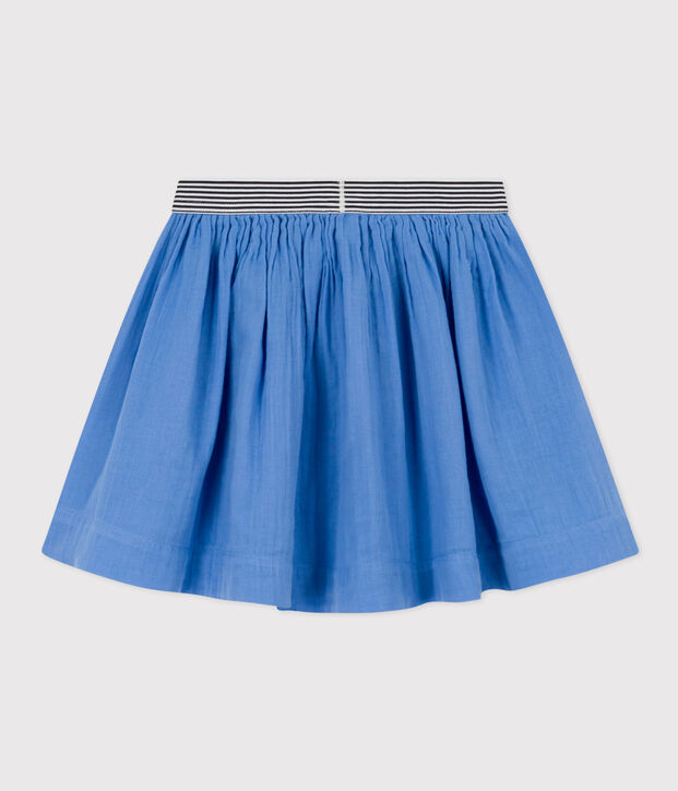 Girls' Cotton Gauze Skirt blue