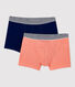 Boys' Cotton and Elastane Boxer Shorts - 2-Pack