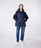 Women's hooded raincoat SMOKING blue
