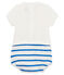 Baby boys' playsuit MARSHMALLOW white/COOL blue