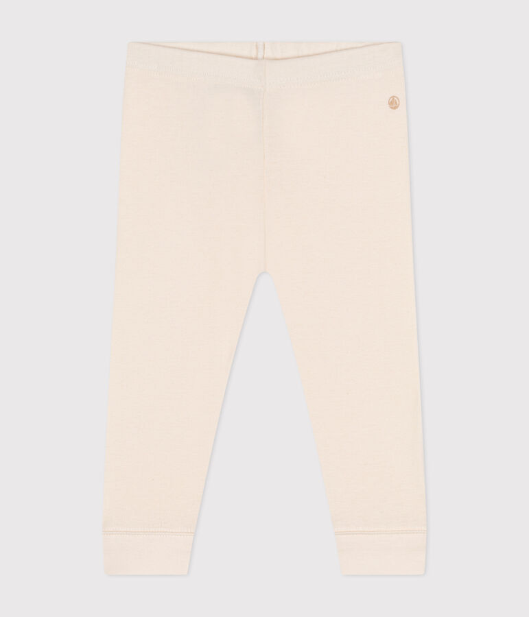 Babies' Cotton Leggings Ecru