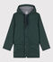 Iconic Recycled Fabric and Organic Cotton Raincoat SHERWOOD green