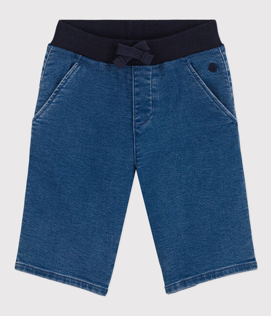 Boys Denim Bermuda Shorts DENIM BLEU DELAVE blue