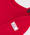 Babies' sailor jumper in plain wool and cotton POMPEI red
