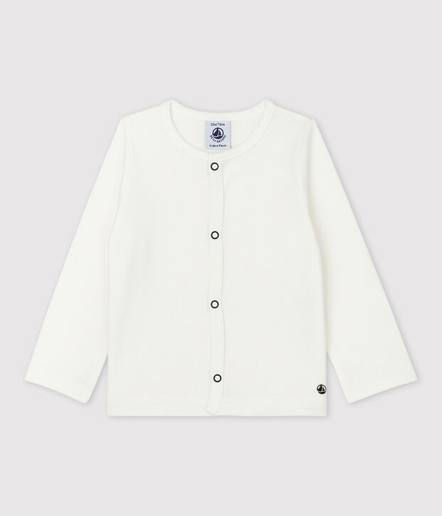 Babies' Cotton Cardigan white