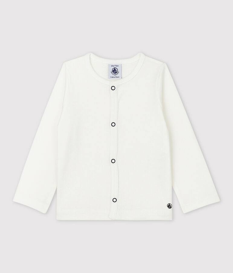 Babies' Cotton Cardigan white