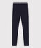 Girls' Cotton and Elastane Jeggings SMOKING