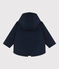 Baby boy's mid-length parka SMOKING blue