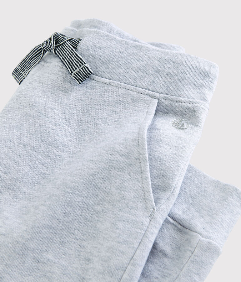 Boys' Fleece Jogging Bottoms grey