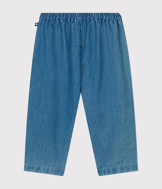 Babies' Light Denim Trousers DENIM CLAIR blue