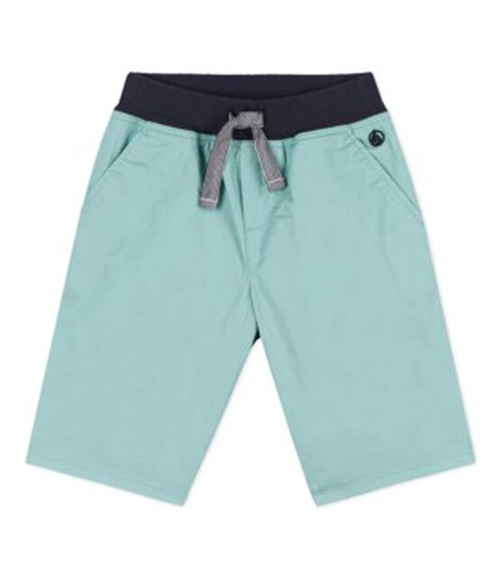 Boys' Cotton Serge Bermuda Shorts BOB green