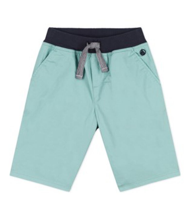 Boys' Cotton Serge Bermuda Shorts green