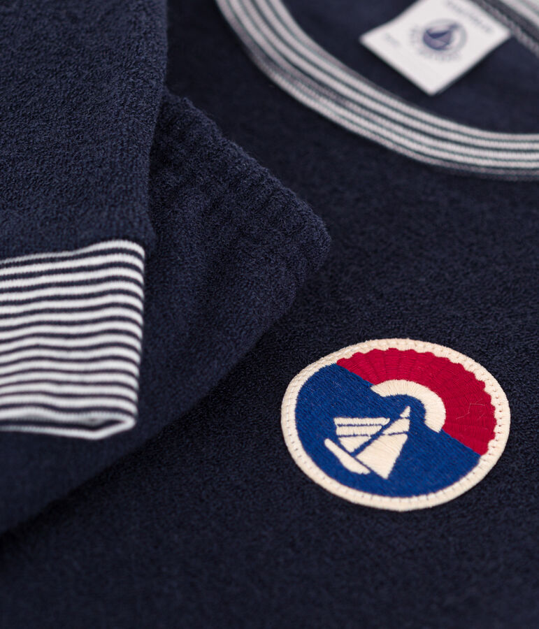 Children's Unisex Terry Towelling Pyjamas blue