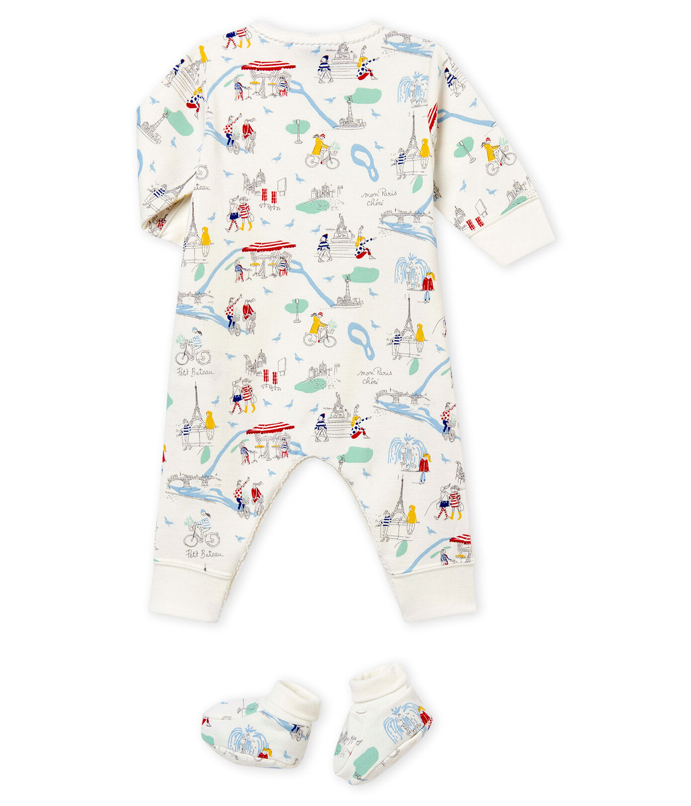 Baby girl's pyjama and booties set Petit Bateau