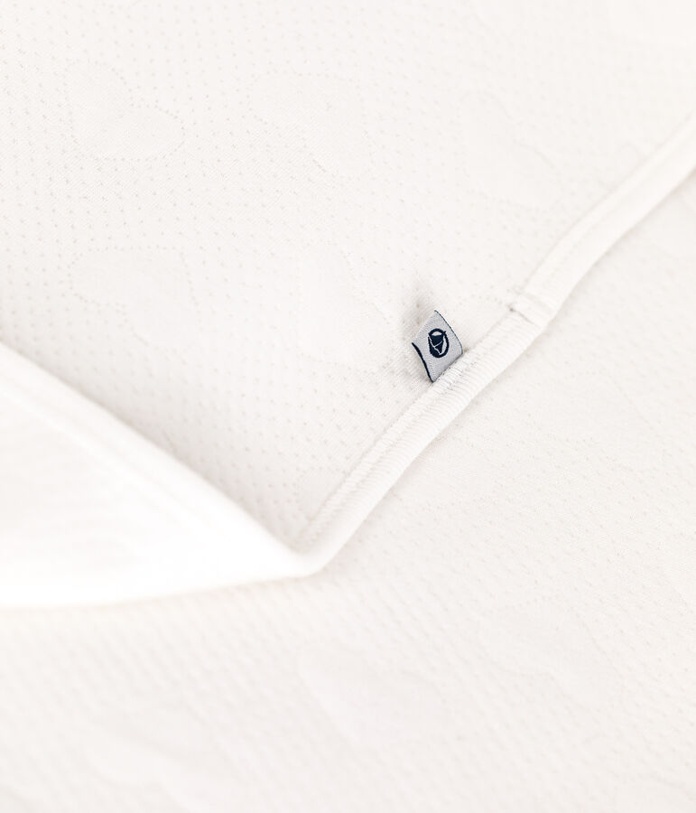 Babies' tube knit blanket white