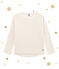 Long sleeved T-shirt MARSHMALLOW white/DORE yellow