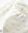 Babies' Organic Cotton Tube Knit Scratch Mittens MARSHMALLOW white/MULTICO white