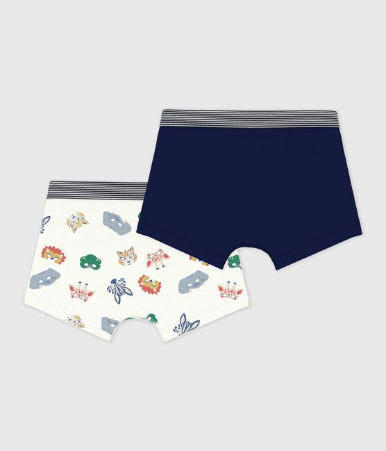 Pack of children's mask-print cotton boxers variante 1