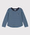 Boys' long-sleeved tube knit T-shirt SMOKING /AZUL