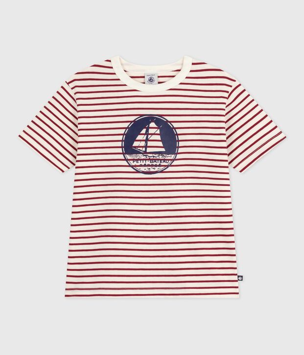 Children's short-sleeved printed T-shirt red/red