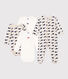 Babies' Pyjamas and 3-Pack of Whale Patterned Bodysuits