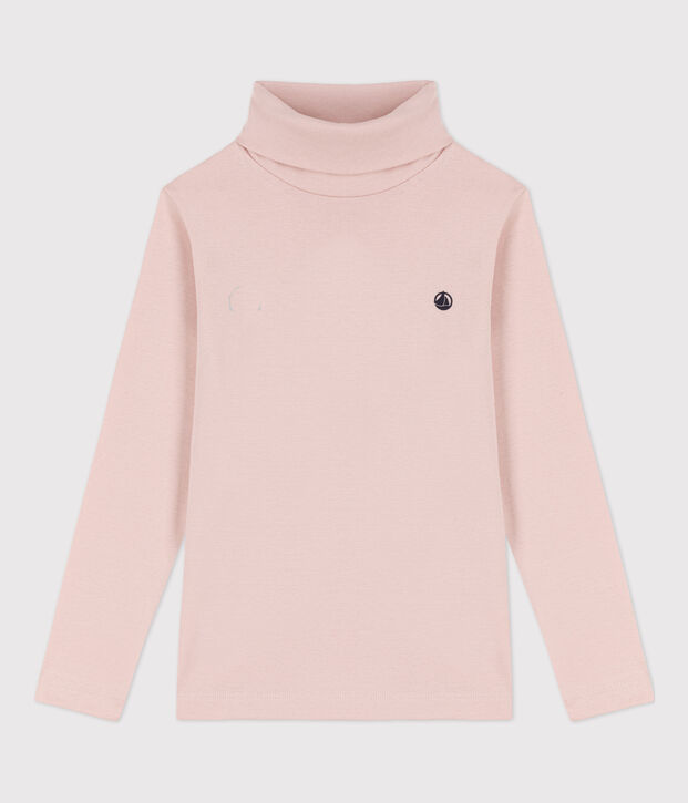 Unisex Children's Cotton Polo Neck pink