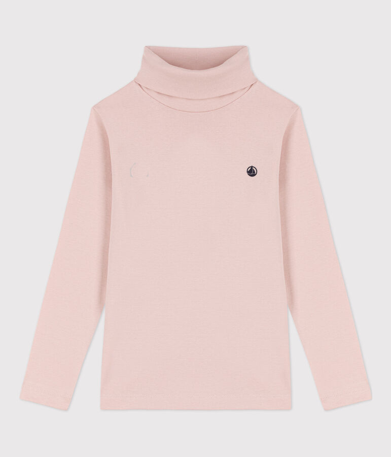 Unisex Children's Cotton Polo Neck pink