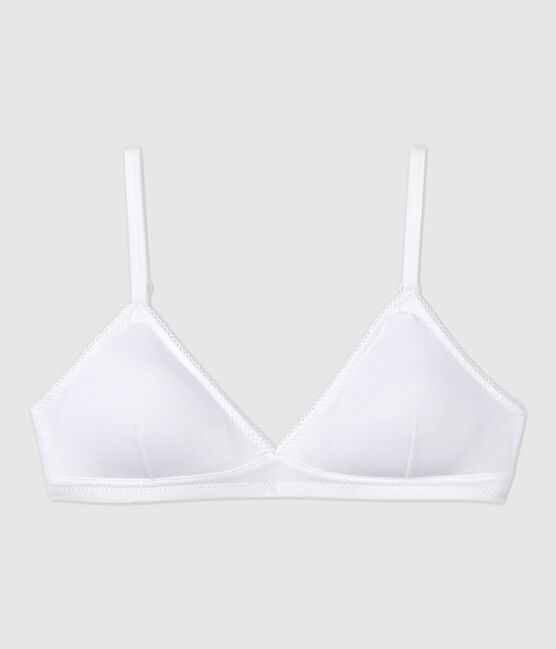 Girls' White Padded Bra ECUME white
