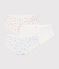 Pack of heart-print cotton shorties for children variante 1