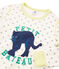 Boys' Tube Knit Pyjamas MARSHMALLOW white/GRIS grey
