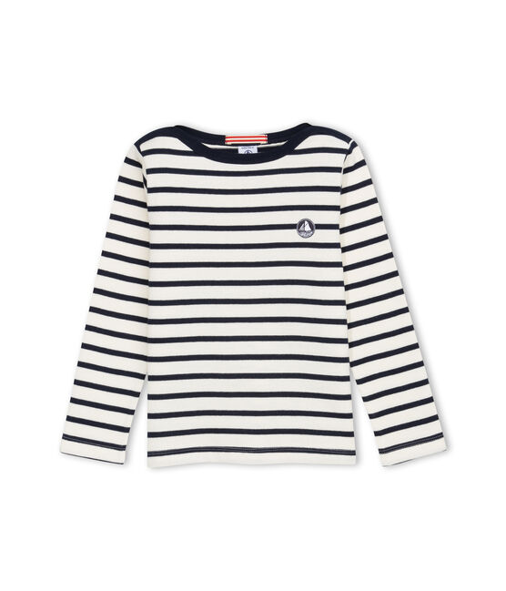 Sweatshirt COQUILLE beige/ABYSSE blue