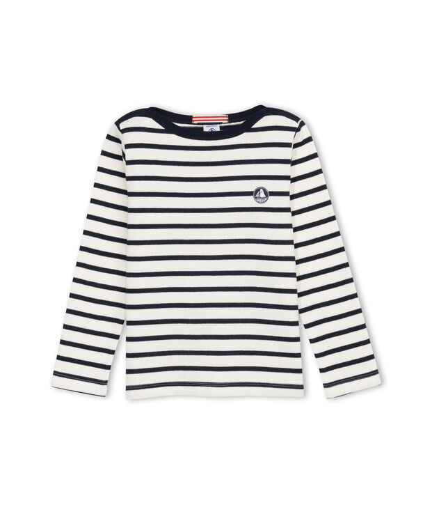 Sweatshirt white/blue