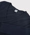 Women's Iconic Cocotte Stitch Cotton T-Shirt SMOKING blue